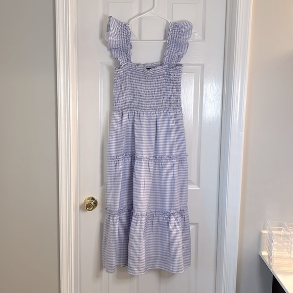 Lavender gingham nap style dress - Picture 1 of 4